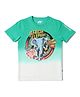 JACK & JONES JUNIOR Full Sleeves T-Shirt Text Graphic - Green