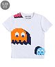 Jack & Jones Junior Half Sleeves Tee Ghost Print - White