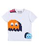 Jack & Jones Junior Half Sleeves Tee Ghost Print - White