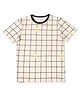 Jack & Jones Junior Half Sleeves Tee Checks - Beige