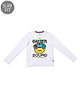 Jack & Jones Junior Full Sleeves Tee Game Print - White