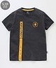 Jack & Jones Junior Half Sleeves Tee Text Print  - Grey