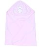 Simply Hooded Wrapper Bear Print - Pink