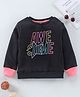 Vitamins Full Sleeves Sweatshirt Awesome Print - Black