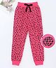 Grab It Full Length Printed Lounge Pant - Pink