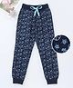 Grab It Full Length Printed Lounge Pant  - Blue