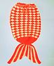 Knits & Knots crochet Mermaid Design Sleeping Bag - Orange