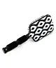 All For Colors Uptown Charm Mother Paddle Brush - White Black
