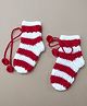 Little Peas Striped Socks - Red