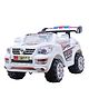 Happykids Battery Operated Ride-on Police Jeep - White