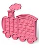 FunBlast Train Shape Pop Bubble Stress Relieving Silicone Pop It Fidget Toy - Multicolor