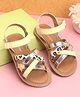Babyoye Sandals Animal Print - Yellow White