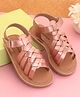 Babyoye Party Wear Sandals - Rose Gold