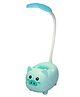 Asera Piggy Shape Rechargeable Multifunctional 3 in 1 Led Table Lamp - Blue
