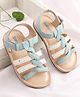 Babyoye Casual Shimmer Sandals - Light Blue