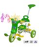 Dash Vega XL Children Musical Tricycle with Parental Handle - Green