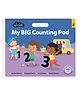 Junior Explorers My Big Counting Pad with Carry Handle & Rewarded Stickers - English