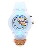 Spiky 100% Accuracy Silicone Spiky Sporty Analogue Watch Jerry Design - Blue  