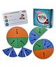 Toys Universe Wooden Fraction Mathematics Puzzle Game  - 14 Pieces