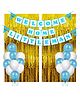 Zyozi Welcome Baby Decoration Kit Gold - Pack of 28