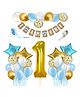 Zyozi Birthday Decoration Kit Multicolour - Pack of 29