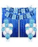 Zyozi 6 Months Birthday Decoration Kit Blue - Pack of 28