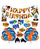 Zyozi Dragon Ball Themed Birthday Decoration Kit Multicolour - Pack of 43  