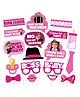 Zyozi Birthday Photo Booth Props Set - Pack of 18