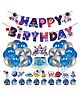 Zyozi Astronaut Spaceship Birthday Decoration Kit Multicolor - Pack of 37