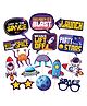 Zyozi Space Photo Booth Props Set - Pack of 15