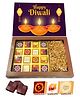Expelite Diwali Chocolate And Almonds Gift Hamper - 450 gm