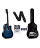 Intern INT-38C Acoustic Guitar Kit - Blue