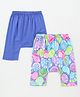 Earth Conscious Combo Pack Of 2 Sea Shells Print Diaper Pants - Blue