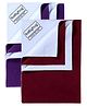 Babyhug Smart Dry Bed Protector Sheet Set of 2 - Small ( Plum & Marron)