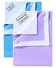 Babyhug Smart Dry Bed Protector Sheet Set of 2 - Medium ( Feeroju & Lilac)