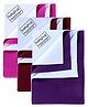 Babyhug Smart Dry Bed Protector Sheet Set of 3 - Medium (Orchid, Maroon, Plum)