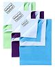 Babyhug Smart Dry Bed Protector Sheet Set of 3 - Medium ( Pista, Plum, Feeroju)