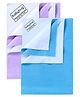 Babyhug Smart Dry Bed Protector Sheet Set of 2 - Extra Large (Lilac & Feeroju)