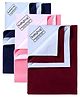 Babyhug Smart Dry Bed Protector Sheet Set of 3 - Extra Large (Navy, Salmon & Maroon)