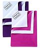 Babyhug Smart Dry Bed Protector Sheet Set of 2 - XX Large (Plum & Orchid)