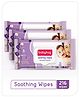 Babyhug Soothing Lavender & Chamomile Wipes - 72 Pieces (Pack of 3)