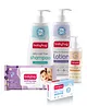 Babyhug skincare and wipes mega pack ( Babyhug Lavender & Chamomile Wipes, Shampoo 400 ml, Milky Wash 400 ml, Lotion 400 ml, Oil 200 ml, Milky Soap 125gm)