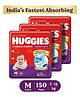 Huggies Wonder Pants Medium Pant Style Diapers - 50 Pieces - ( Pack of 3 )