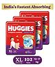 Huggies Wonder Pants Extra Large Pant Style Diapers - 34 Pieces - ( Pack of 3 )