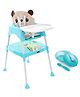 Babyhug 3 in 1 Play & Grow High Chair With 5 Point Safety Harness And Anti-Slip Base  - Blue