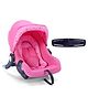 Babyhug Onyx Car Seat Cum Carry Cot With Rocking Base - Pink