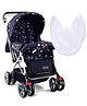 Babyhug Comfy Ride Stroller With Reversible Handle - Dark Navy Blue