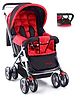 Babyhug Comfy Ride Stroller With Reversible Handle - Red