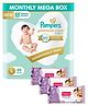 Pampers Premium Care Pants, Large size baby diapers (LG), 88 Count, Softest ever Pampers pants & Babyhug Soothing Lavender & Chamomile Wipes - 72 Pieces - (Pack of 3)