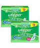 Whisper Ultra Clean Sanitary Napkins Extra Large - 50 Pieces(Pack of 2 )
